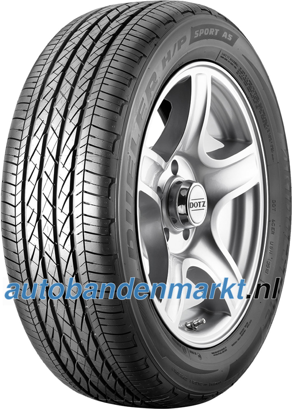 Afbeelding van Bridgestone Dueler H/P Sport AS ( 225/55 R18 98V )