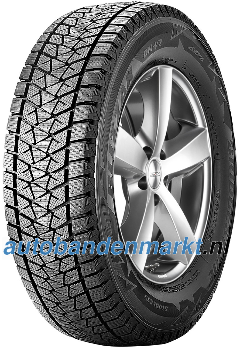 Afbeelding van Bridgestone Blizzak DM V2 ( 275/50 R22 111T EVc, Nordic compound )