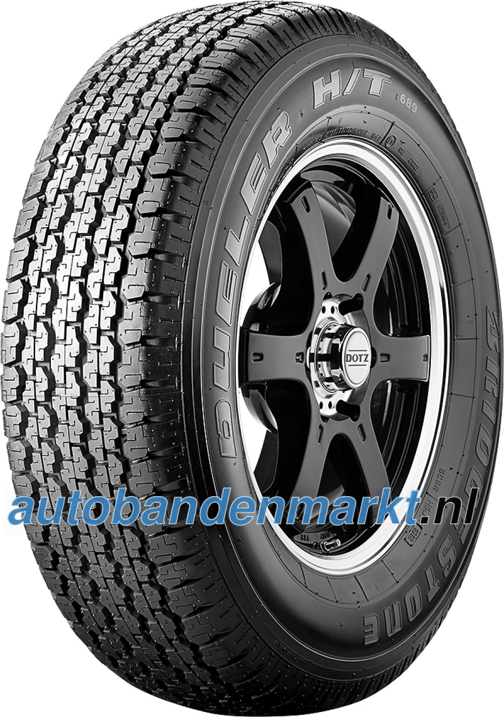 Afbeelding van Bridgestone Dueler 689 H/T ( 205/80 R16 104T RF )
