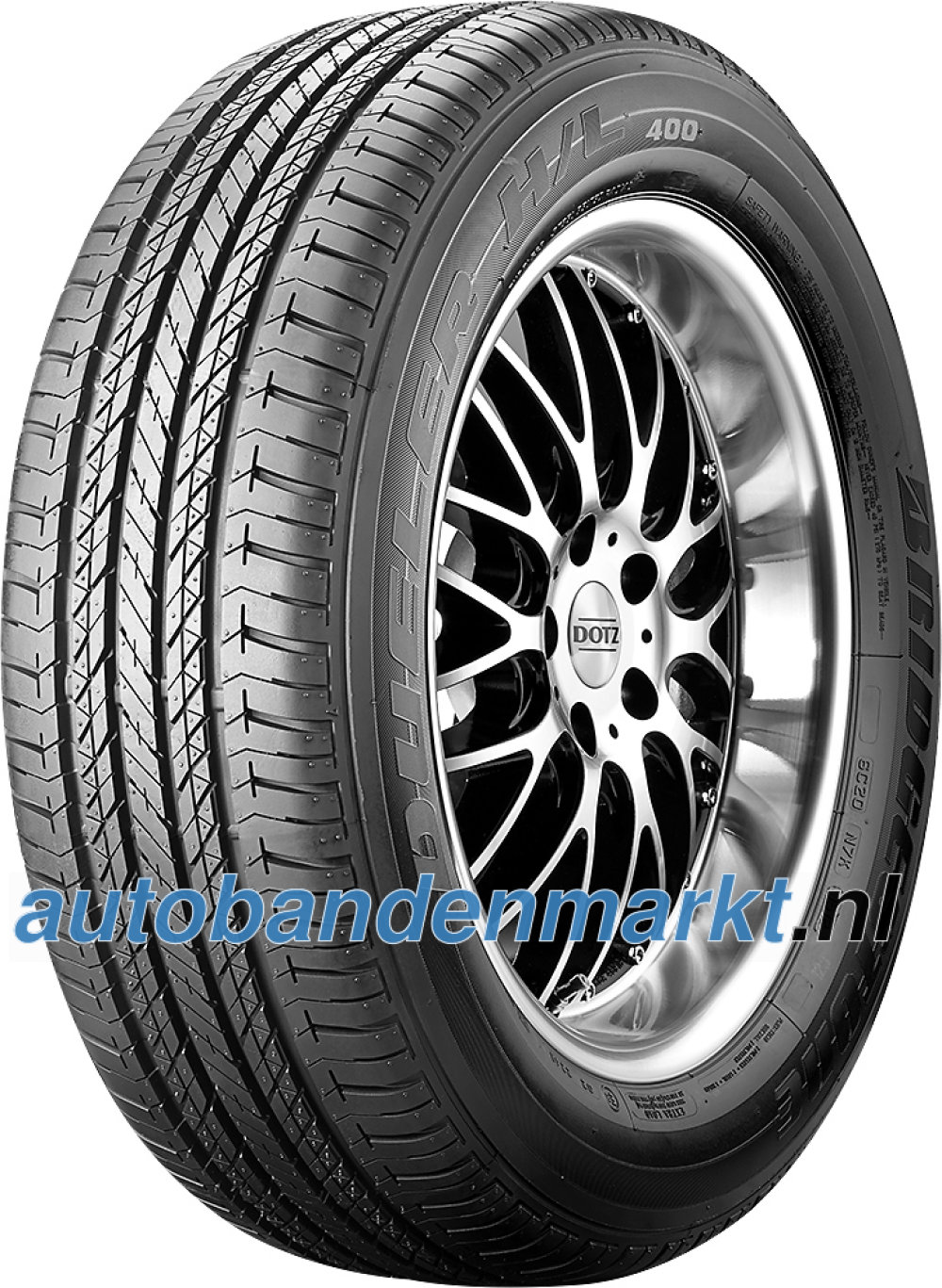 Afbeelding van Bridgestone Dueler H/L 400 RFT ( 255/50 R19 107H XL *, runflat )