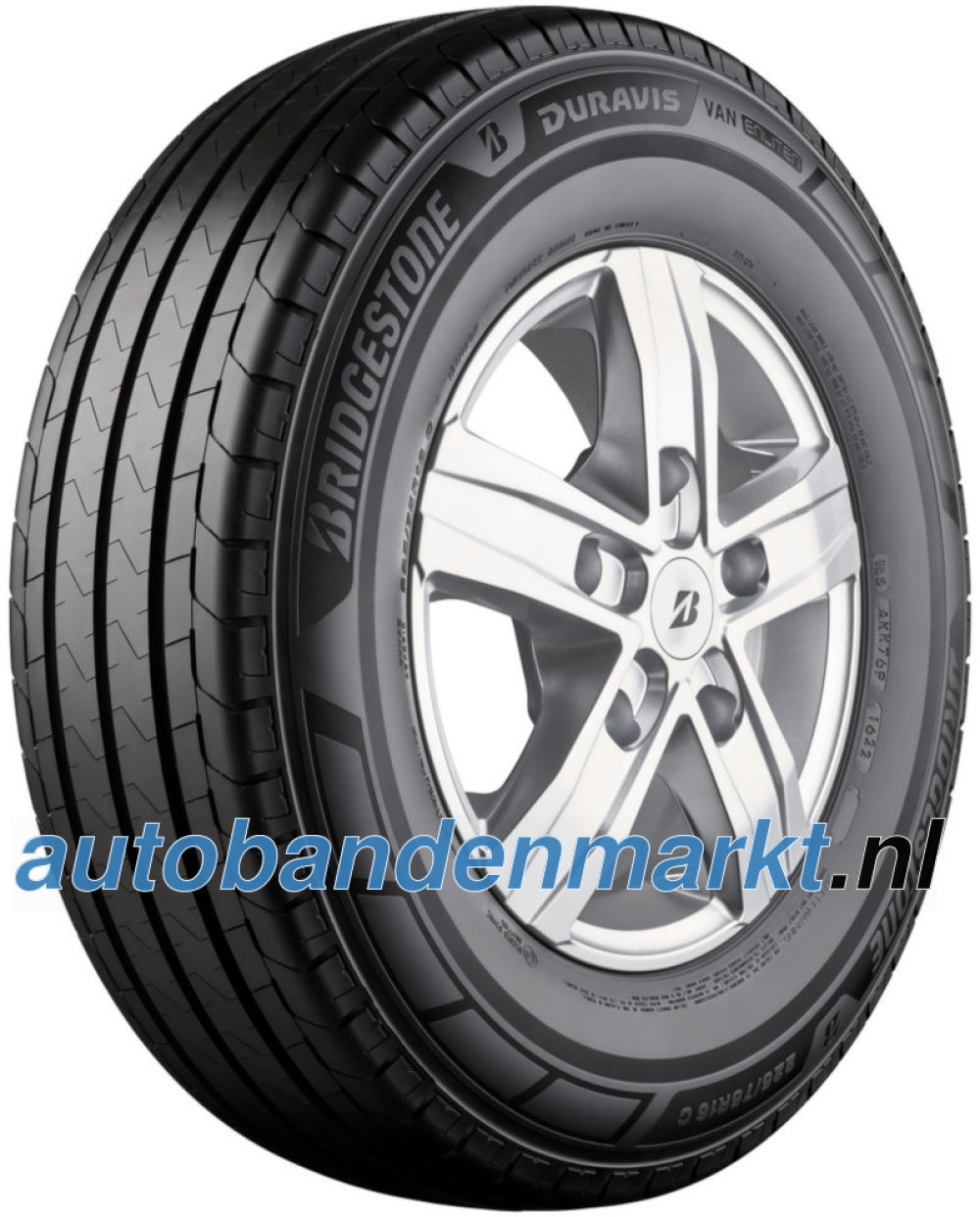 Afbeelding van Bridgestone Duravis VAN ( 225/75 R16C 121/120R 10PR Enliten / EV )