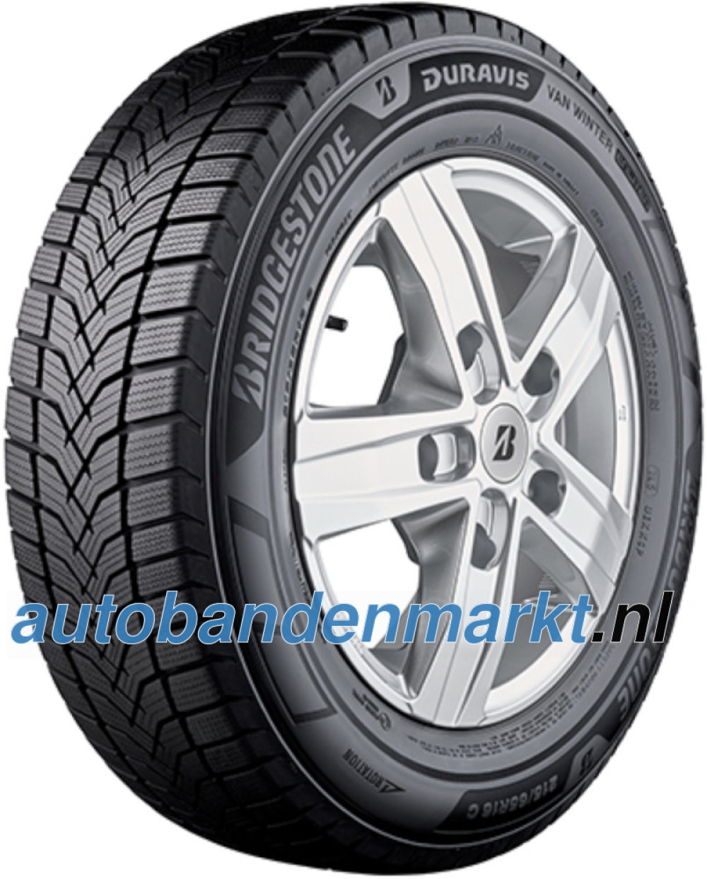 Afbeelding van Bridgestone Duravis VAN Winter ( 195/65 R16C 104/102T 8PR Enliten / EV )