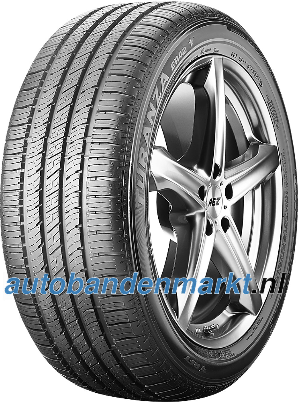 Afbeelding van Bridgestone Turanza ER 42 RFT ( 245/50 R18 100W *, EVc, runflat )