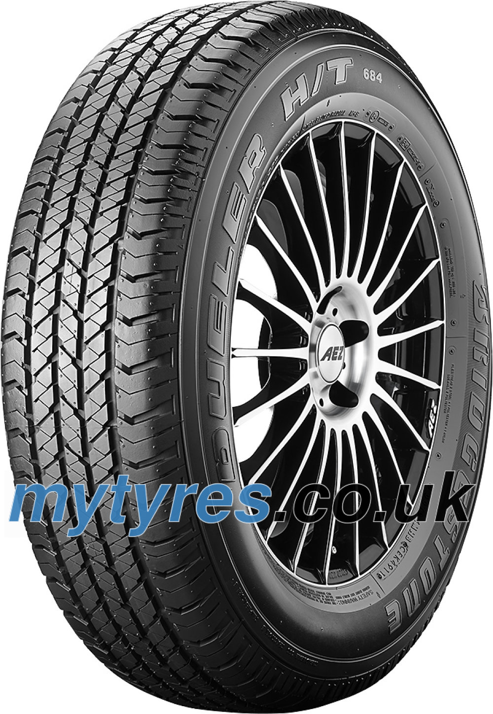 新車外し BRIDGESTONE DUELER H/T 684Ⅱ 175/80R16 91S 4本SET