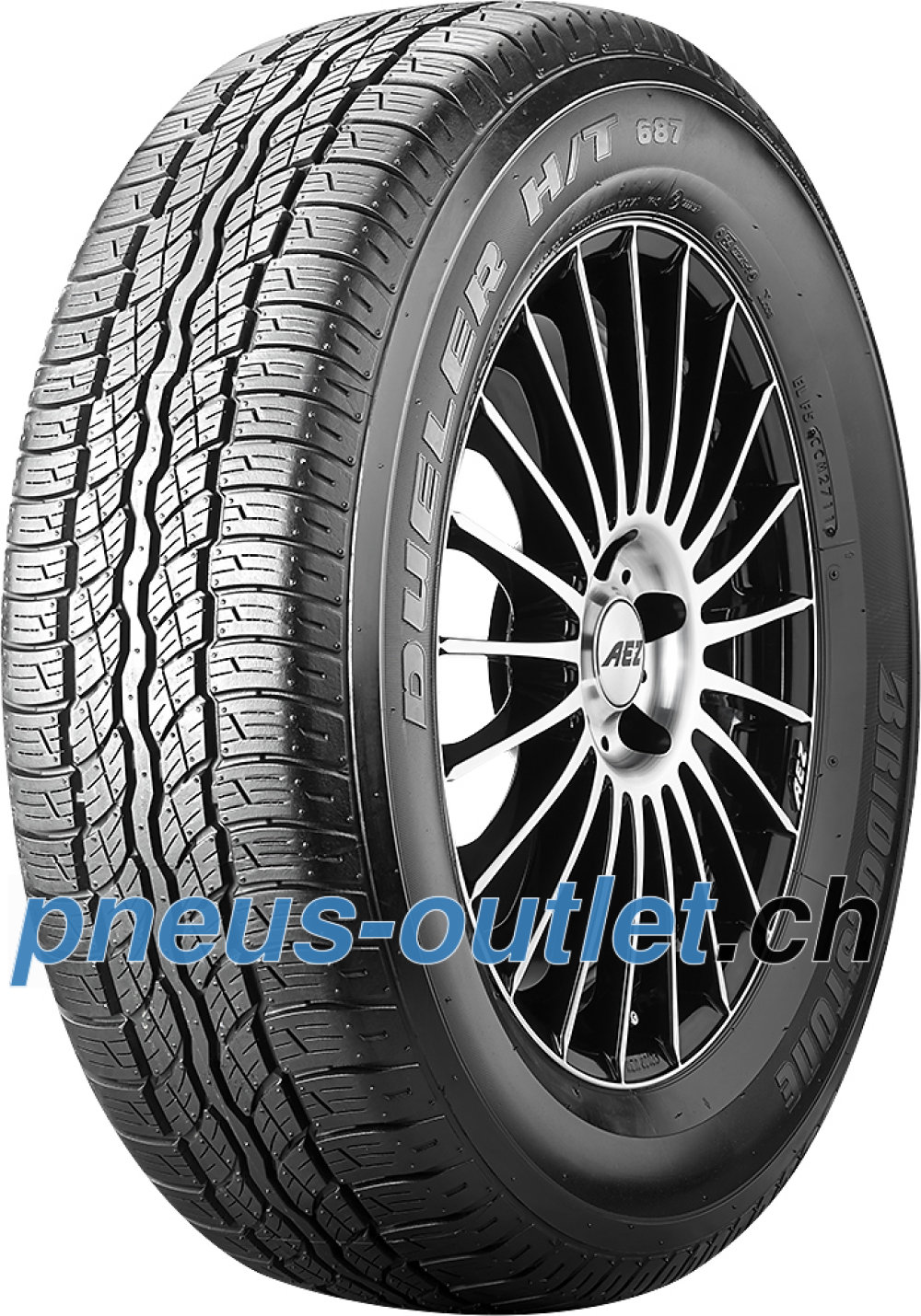 Bridgestone Dueler H/T 687 ( 225/70 R16 102T ) Bridgestone Dueler H/T 687 ( 225/70 R16 102T )