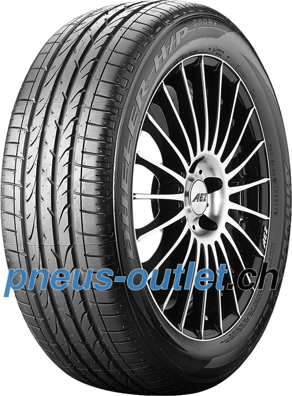 Bridgestone Dueler H/P Sport RFT ( 285/45 R19 111V XL runflat, *, avec protège-jante (MFS) ) Bridgestone Dueler H/P Sport RFT ( 285/45 R19 111V XL runflat, *, avec protège-jante (MFS) )