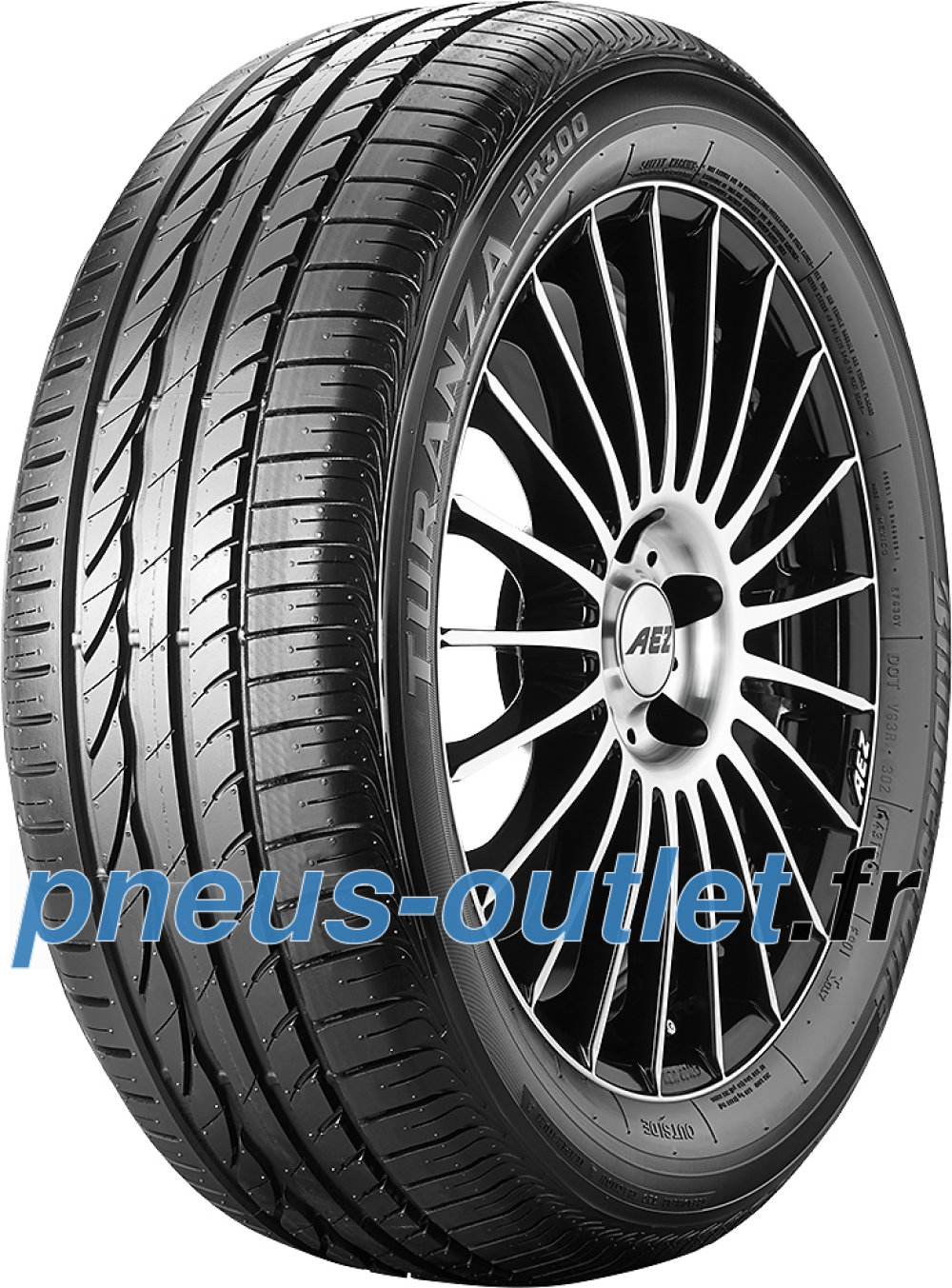 Bridgestone Turanza ER 300-2 RFT ( 195/55 R16 87V runflat, *, avec protège-jante (MFS) ) Bridgestone Turanza ER 300-2 RFT ( 195/55 R16 87V runflat, *, avec protège-jante (MFS) )