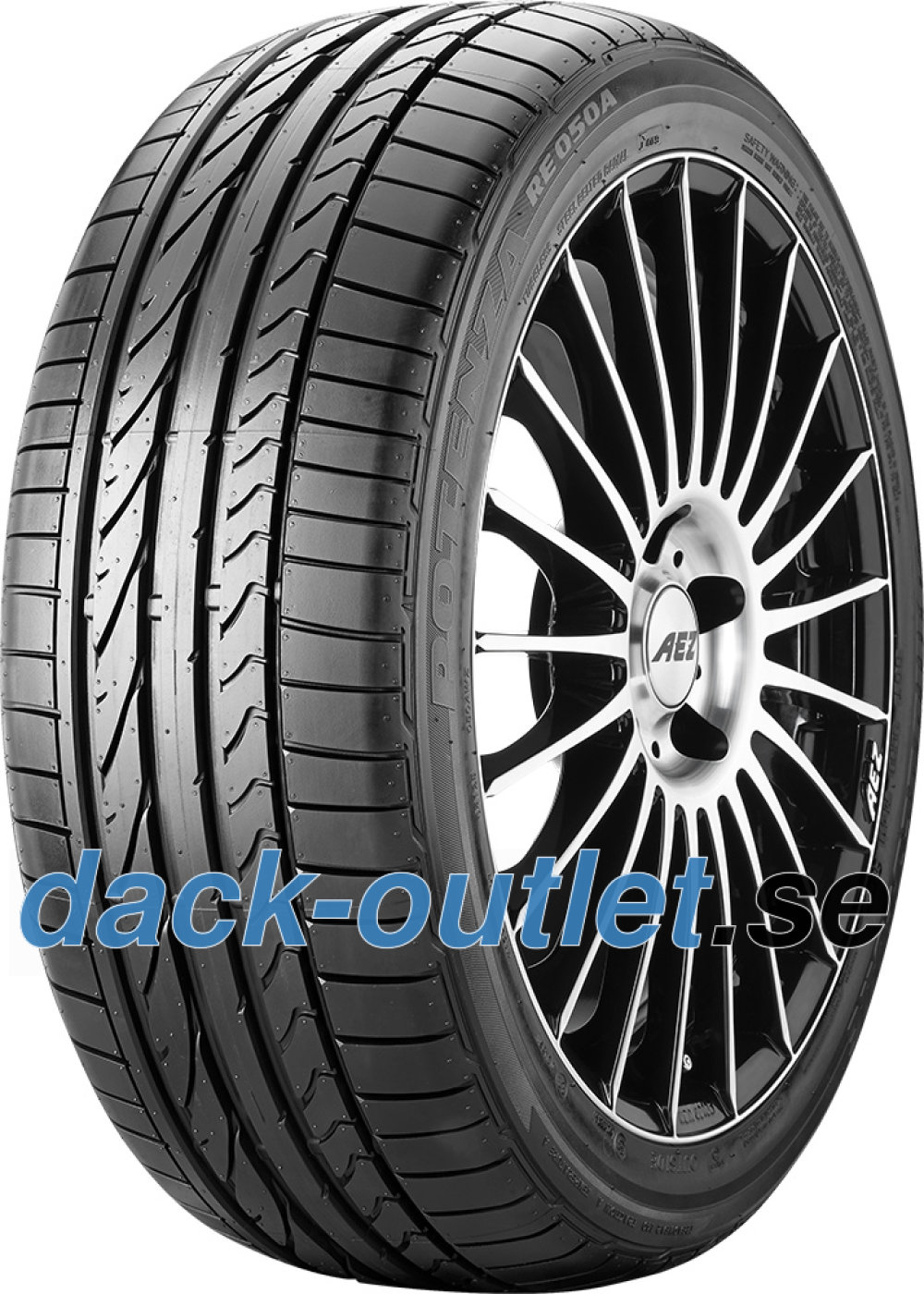 Bridgestone Potenza RE 050 A ( 225/45 R18 91V med fälg skyddslist (MFS) ) Bridgestone Potenza RE 050 A ( 225/45 R18 91V med fälg skyddslist (MFS) )