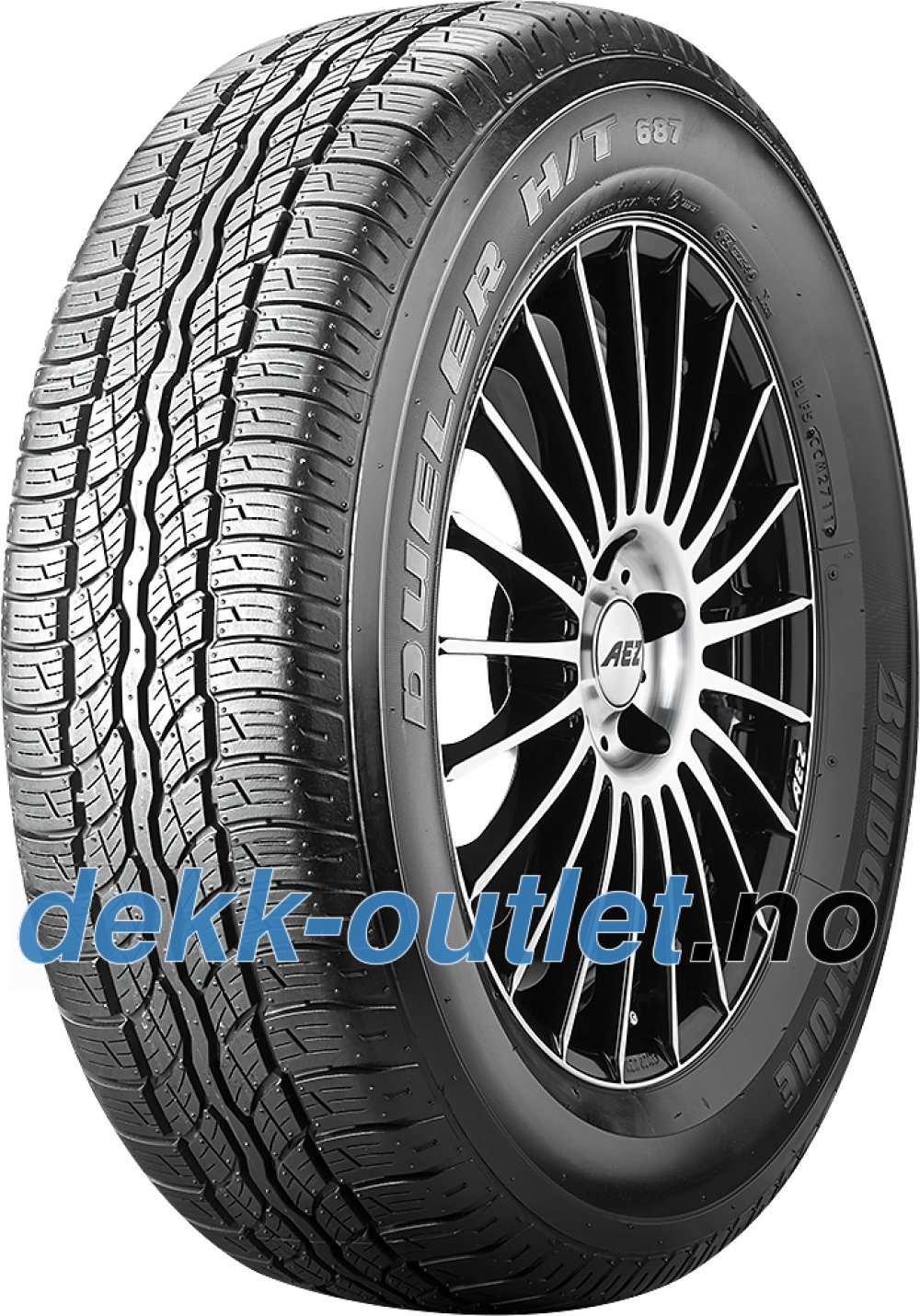 Bridgestone Dueler 687 H/T ( 215/70 R16 100H ) Bridgestone Dueler 687 H/T ( 215/70 R16 100H )