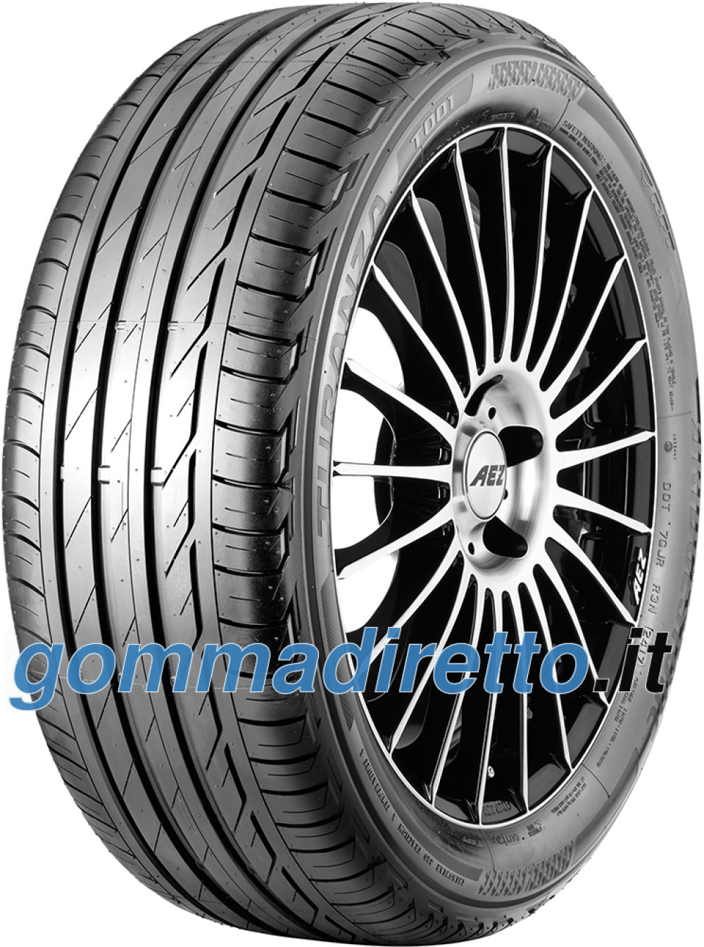 Image of Bridgestone Turanza T001 EXT ( 205/55 R16 91V MOE, runflat )