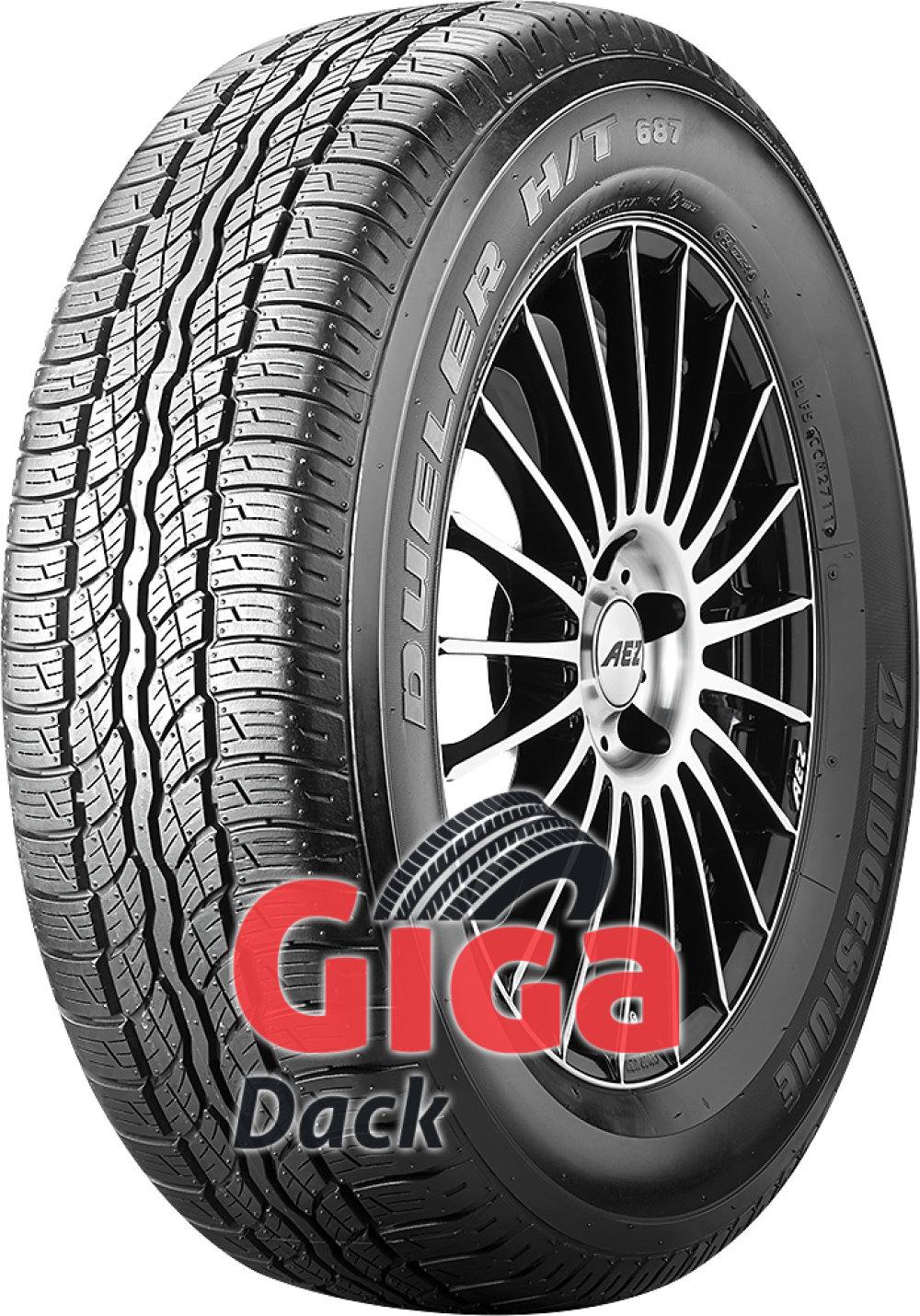 Bridgestone Dueler 687 H/T ( 225/70 R16 102T ) Bridgestone Dueler 687 H/T ( 225/70 R16 102T )