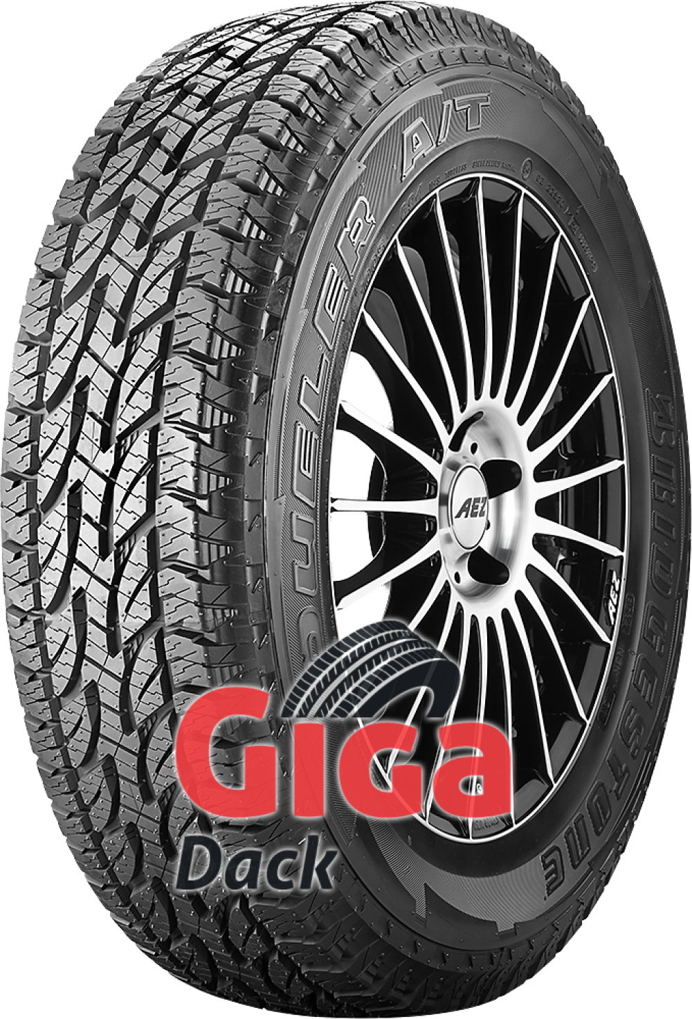 Bridgestone Dueler A/T 694 ( 205 R16C 110/108S 8PR , med fälg skyddslist (MFS) RBL ) Bridgestone Dueler A/T 694 ( 205 R16C 110/108S 8PR , med fälg skyddslist (MFS) RBL )