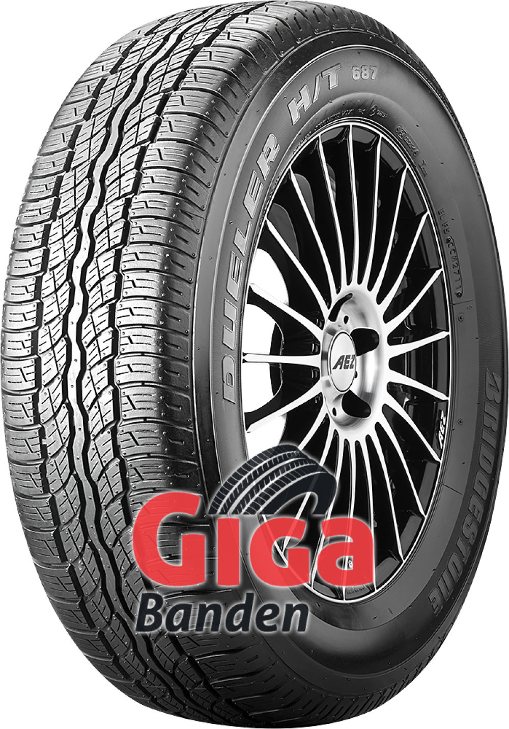 Bridgestone Dueler H/T 687 ( 235/60 R16 100H ) Bridgestone Dueler H/T 687 ( 235/60 R16 100H )