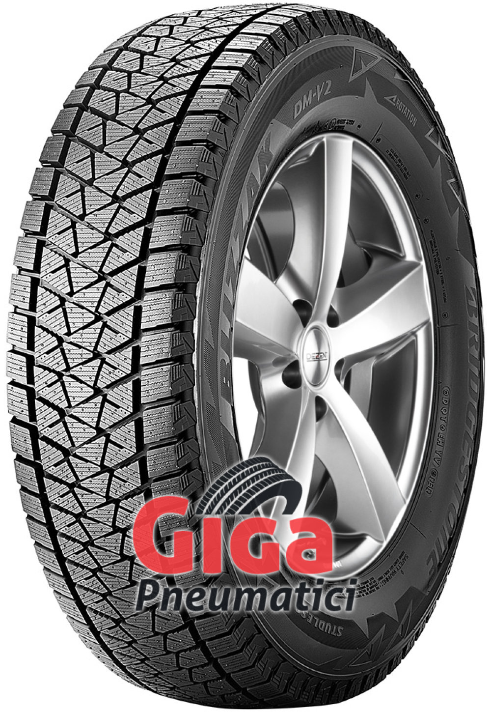 Bridgestone Blizzak DM V2 ( 235/55 R19 105T XL , con protezione del cerchio (MFS) ) Bridgestone Blizzak DM V2 ( 235/55 R19 105T XL , con protezione del cerchio (MFS) )