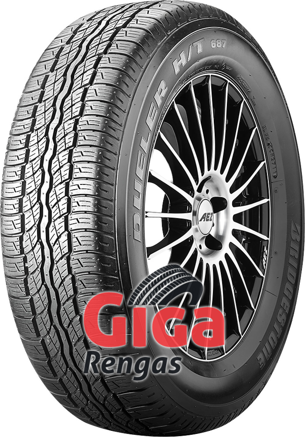 Bridgestone Dueler 687 H/T ( 235/60 R16 100H ) Bridgestone Dueler 687 H/T ( 235/60 R16 100H )