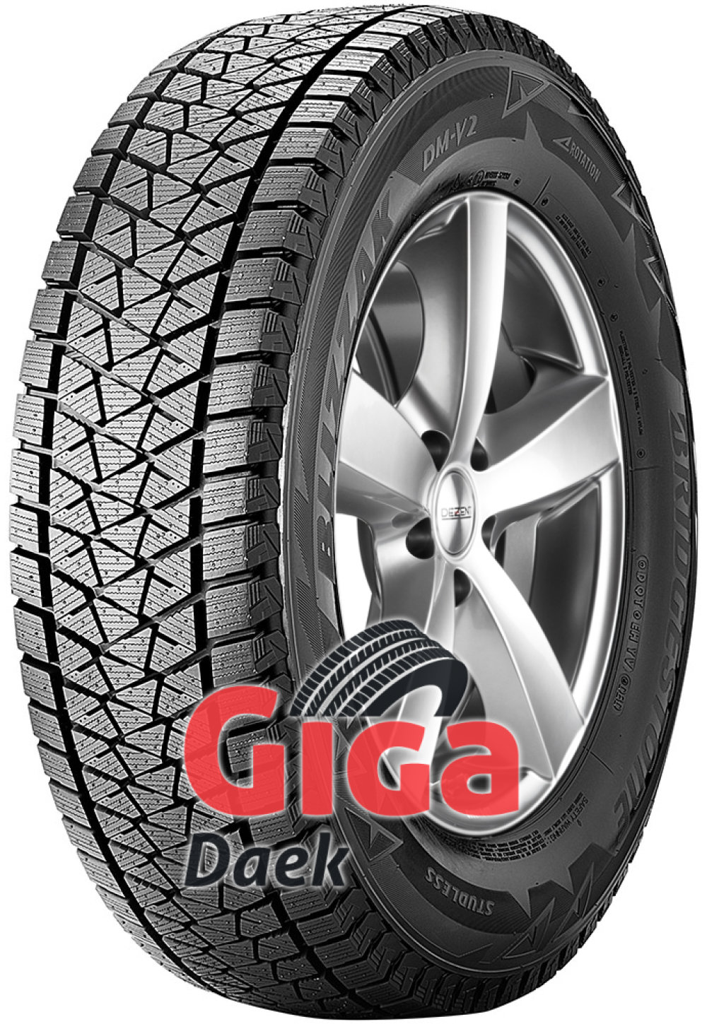 Bridgestone Blizzak DM V2 ( 265/70 R15 112R , med fælgbeskyttelse (MFS) ) Bridgestone Blizzak DM V2 ( 265/70 R15 112R , med fælgbeskyttelse (MFS) )