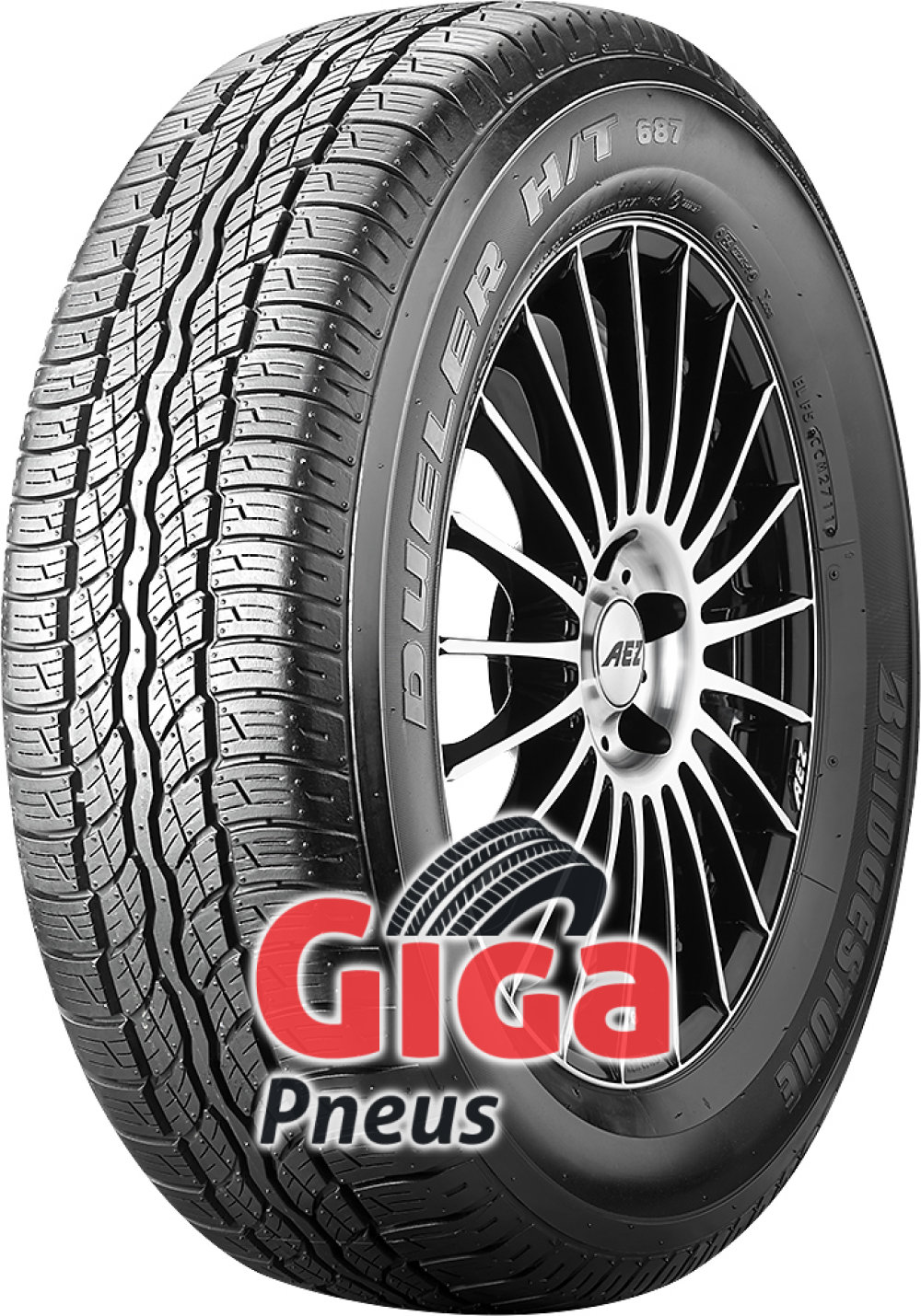 Bridgestone Dueler 687 H/T ( 225/65 R17 101H ) Bridgestone Dueler 687 H/T ( 225/65 R17 101H )
