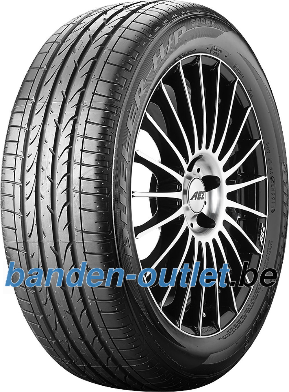 Bridgestone Dueler H/P Sport RFT ( 225/45 R18 91V *, met velgrandbescherming (MFS), runflat ) Bridgestone Dueler H/P Sport RFT ( 225/45 R18 91V *, met velgrandbescherming (MFS), runflat )