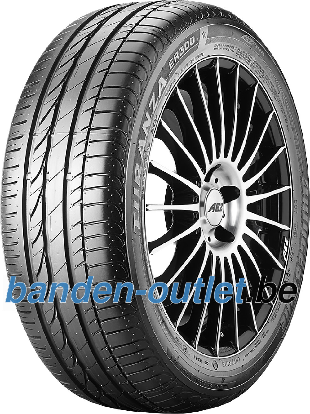 Bridgestone Turanza ER 300A Ecopia RFT ( 225/55 R16 95W runflat, *, met velgrandbescherming (MFS) ) Bridgestone Turanza ER 300A Ecopia RFT ( 225/55 R16 95W runflat, *, met velgrandbescherming (MFS) )