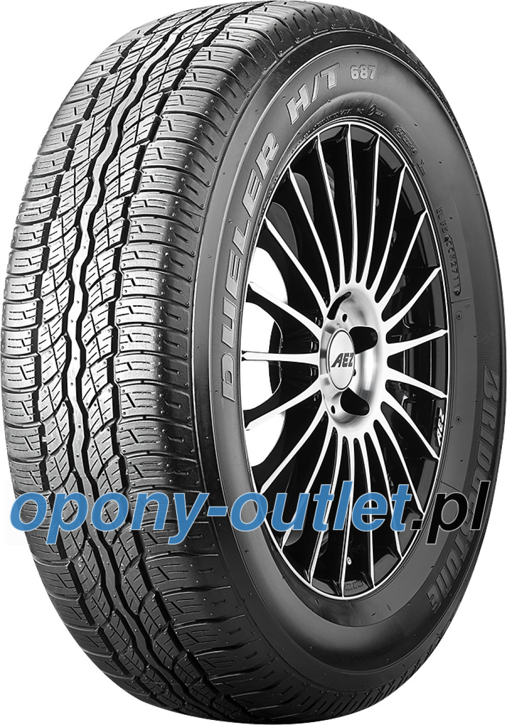 Bridgestone Dueler H/T 687 ( 235/55 R18 99H ) Bridgestone Dueler H/T 687 ( 235/55 R18 99H )