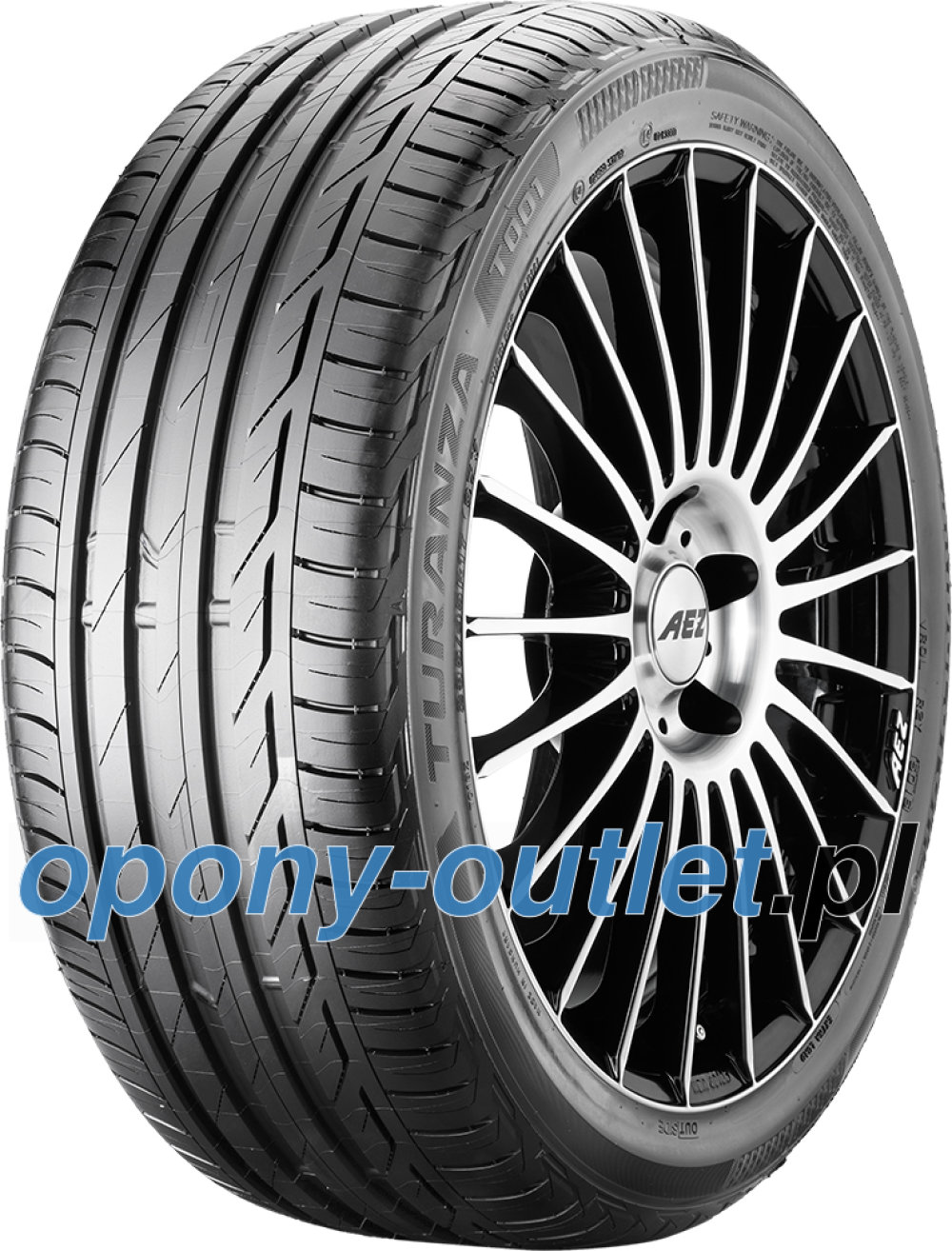 Bridgestone Turanza T001 Evo ( 245/40 R18 93Y osłona felgi (MFS) ) Bridgestone Turanza T001 Evo ( 245/40 R18 93Y osłona felgi (MFS) )