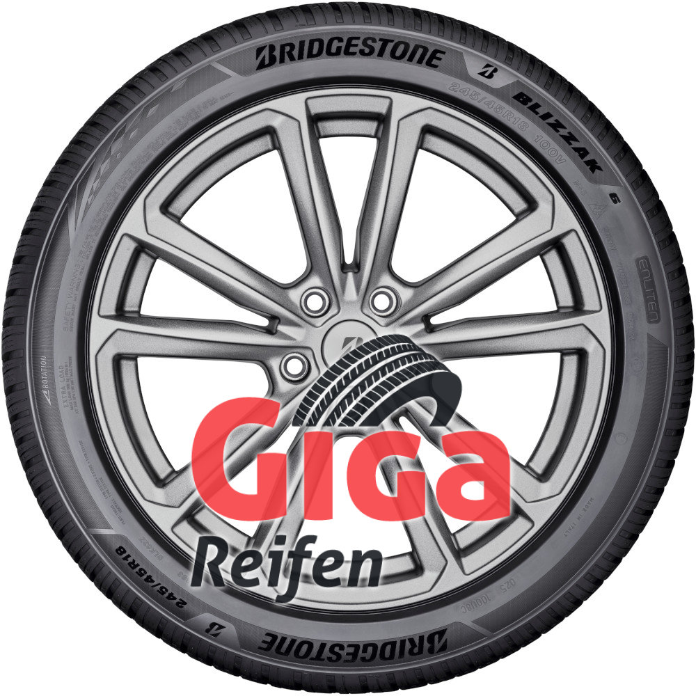 Bridgestone Blizzak 6 255/35 R19 96W Xl Enliten / Ev, Mit Felgenschutz (Mfs)