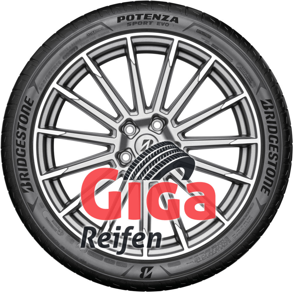 Bridgestone Potenza Sport Evo 215/40 R17 87Y XL Enliten / Ev, Mit Felgenschut...