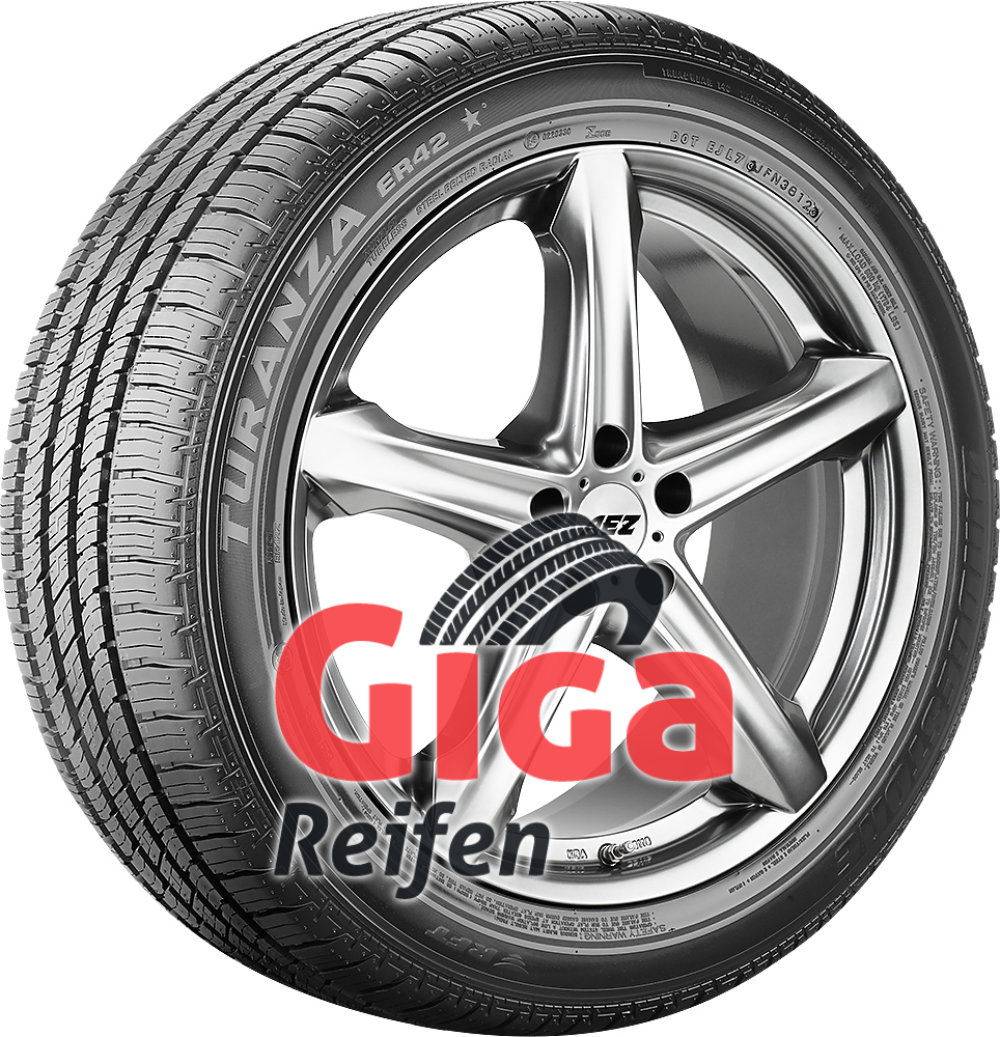 Bridgestone Turanza ER 42 RFT 245/50 R18 100W *, runflat - giga-reifen.de