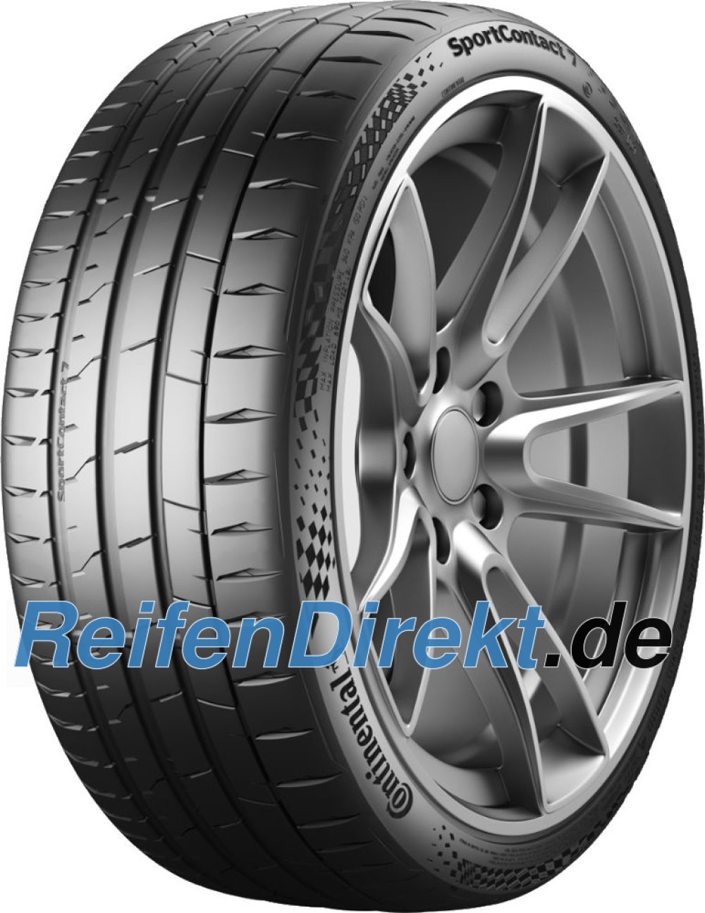 Continental SportContact 7 ( 245/40 R20 99Y XL *, EVc, mit Felgenrippe )