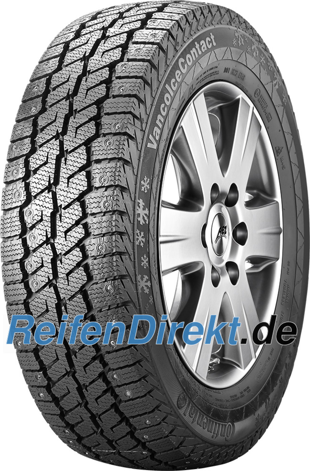 Continental Vanco Ice Contact ( 195/75 R16 107/105R, bespiked )