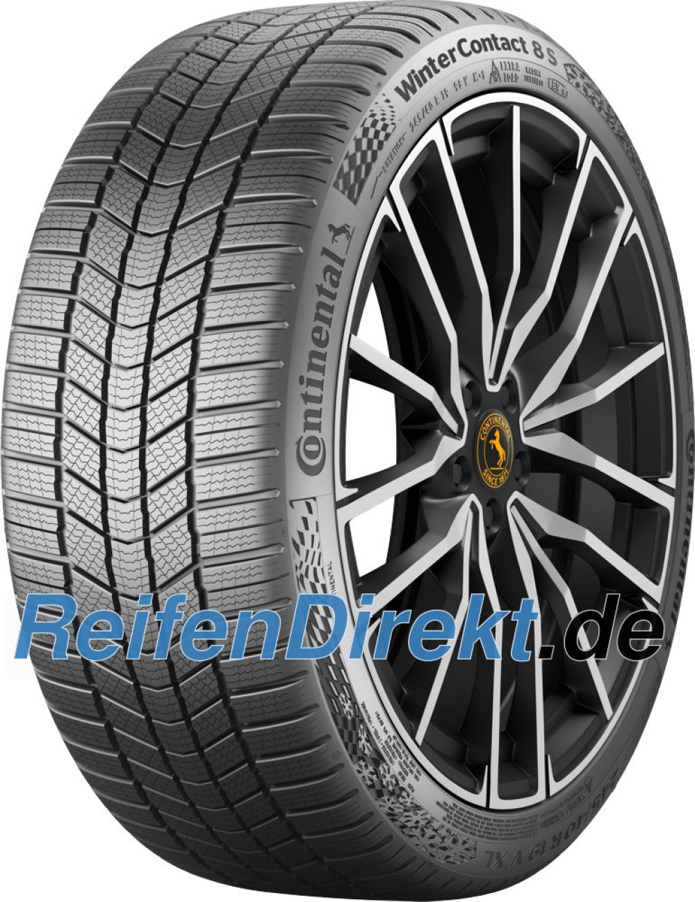 Continental WinterContact 8 S ( 245/45 R19 102H XL *, EVc, mit Felgenrippe )