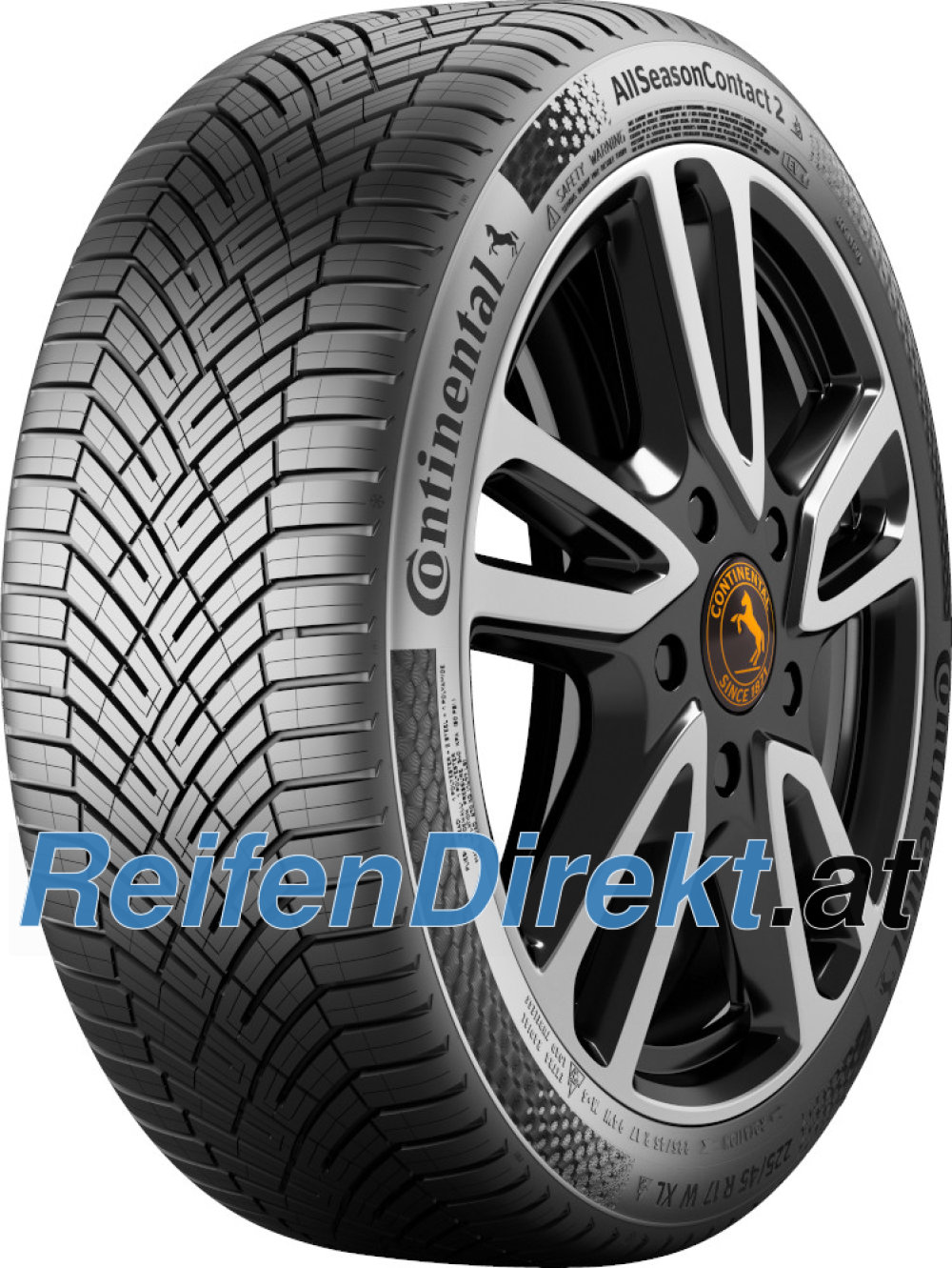 Continental AllSeasonContact 2 SSR ( 225/45 R18 95Y XL EVc, mit Felgenrippe, runflat )
