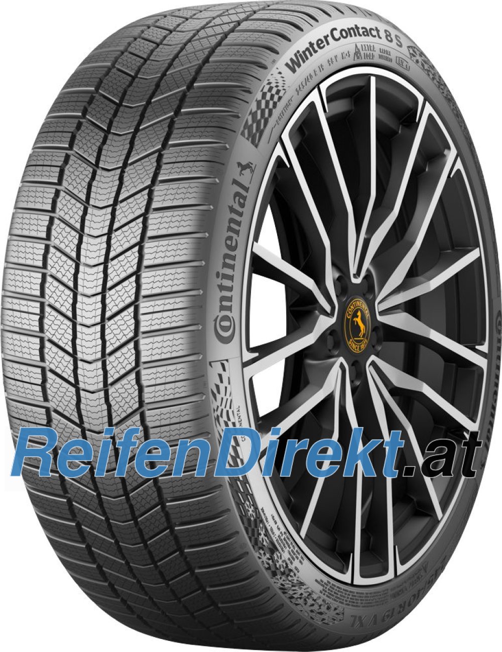 Continental WinterContact 8 S ( 245/40 R20 99H XL *, EVc, mit Felgenrippe )
