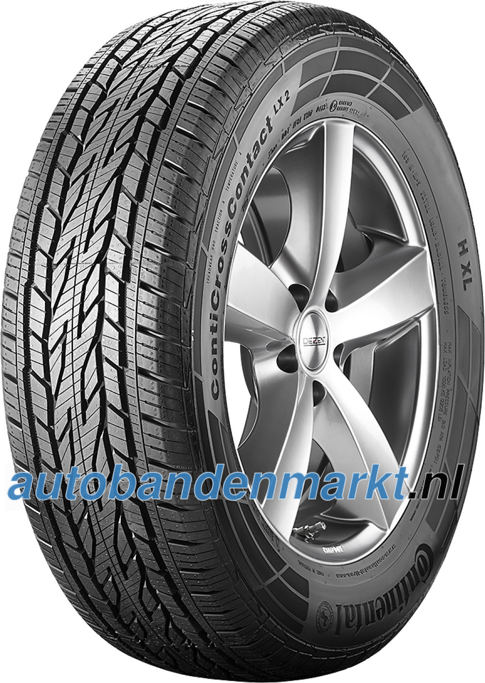 Afbeelding van Continental ContiCrossContact LX 2 ( 215/65 R16 98H, met velgrandbescherming )