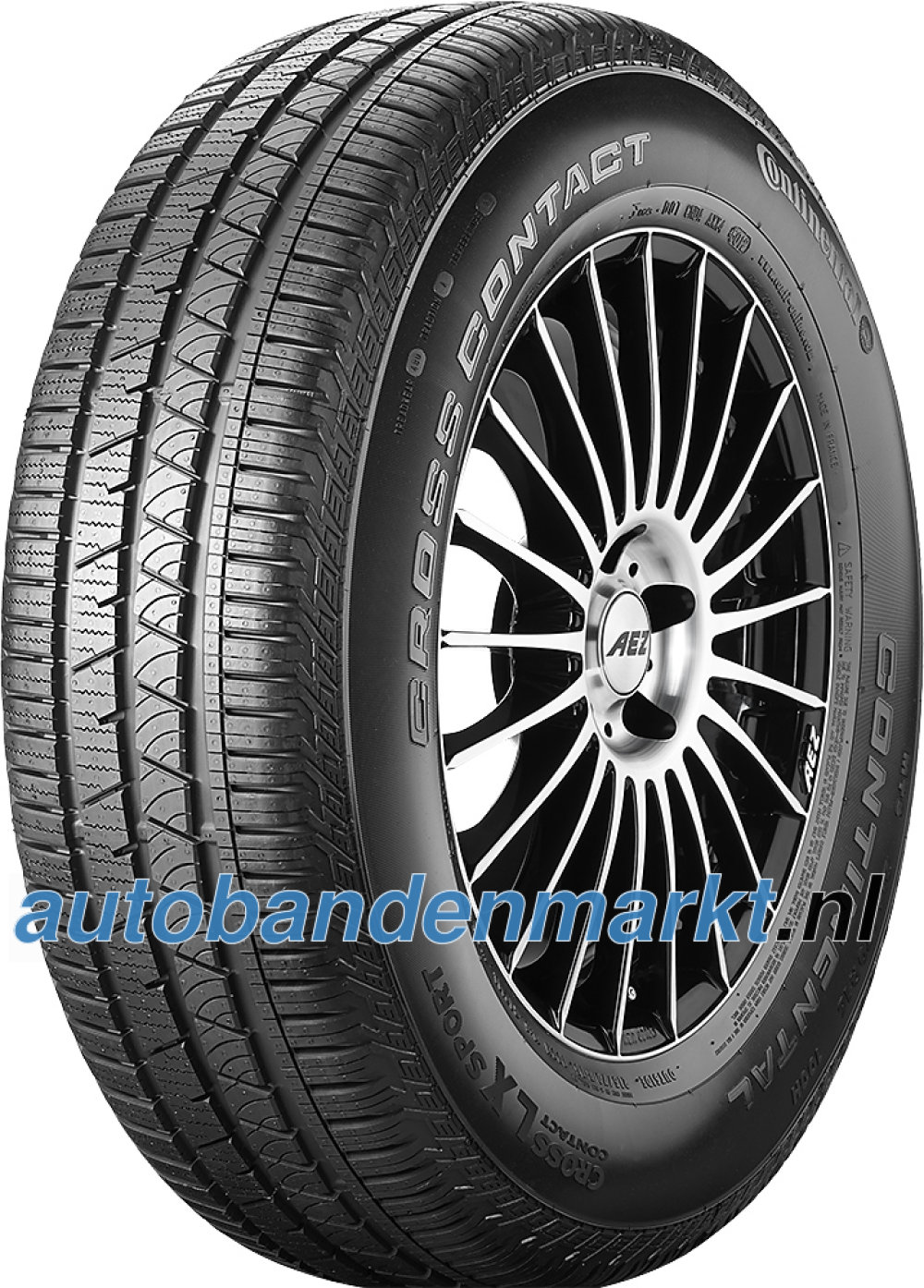 Afbeelding van Continental CrossContact LX Sport ( 265/45 R21 108W XL EVc, J, LR, met velgrandbescherming )