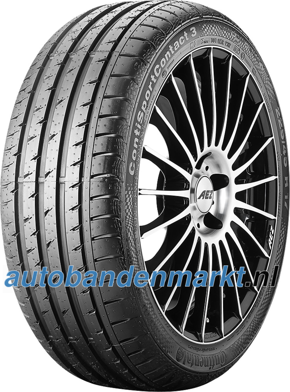 Afbeelding van Continental ContiSportContact 3 ( 275/35 ZR20 102Y XL J, met velgrandbescherming )