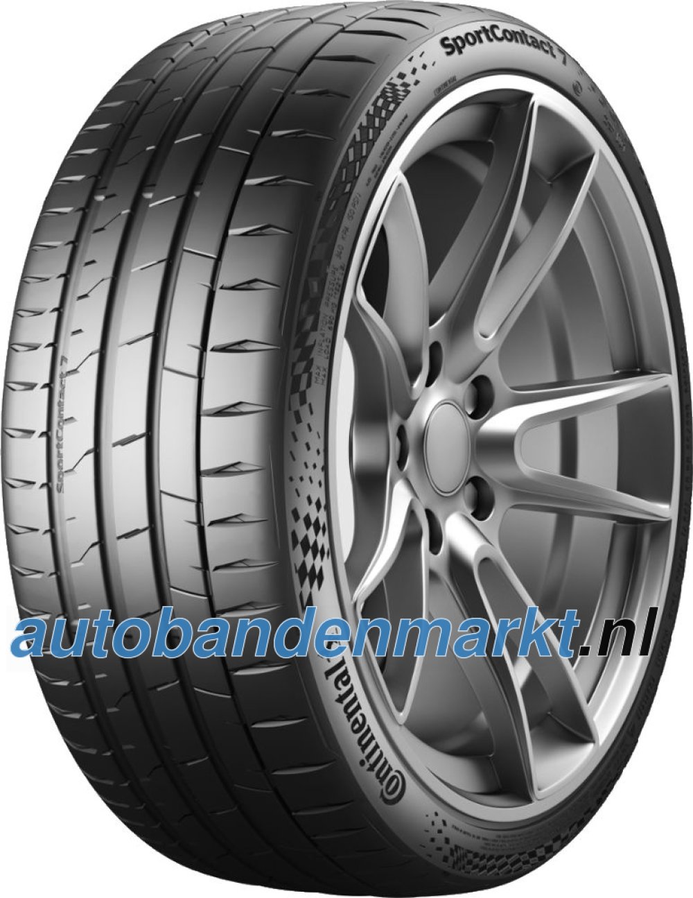 Afbeelding van Continental SportContact 7 ( 305/30 ZR21 (104Y) XL EVc, met velgrandbescherming )