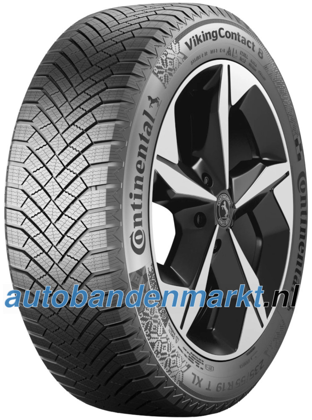 Afbeelding van Continental VikingContact 8 ( 235/55 R18 104H XL EVc, Nordic compound, met velgrandbescherming )