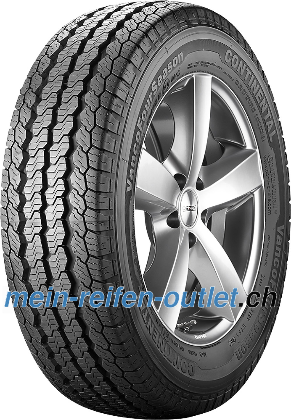 Continental VancoFourSeason ( 195/70 R15C 104/102R 8PR Doppelkennung 97T ) Continental VancoFourSeason ( 195/70 R15C 104/102R 8PR Doppelkennung 97T )