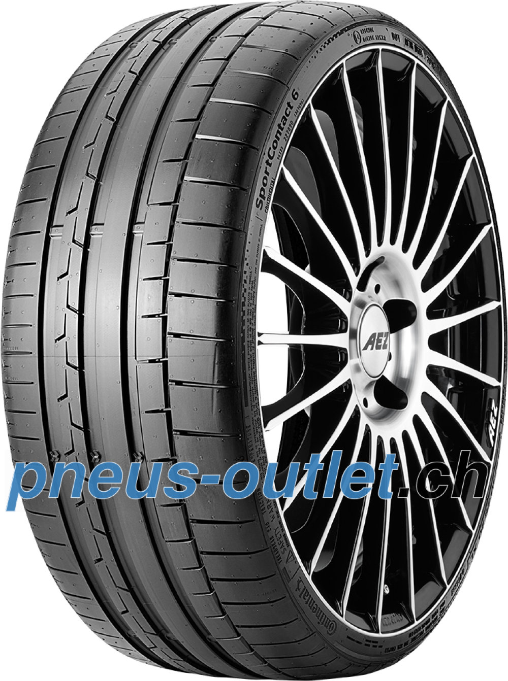 Continental SportContact 6 ( 245/35 ZR19 (93Y) XL avec rebord protecteur de jante ) Continental SportContact 6 ( 245/35 ZR19 (93Y) XL avec rebord protecteur de jante )