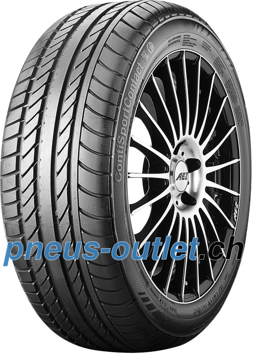 Continental SportContact ( 205/55 ZR16 91Y N2, avec rebord protecteur de jante ) Continental SportContact ( 205/55 ZR16 91Y N2, avec rebord protecteur de jante )