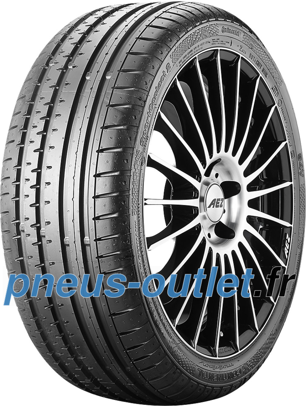 Continental SportContact 2 ( 195/50 R16 88V XL avec rebord protecteur de jante ) Continental SportContact 2 ( 195/50 R16 88V XL avec rebord protecteur de jante )