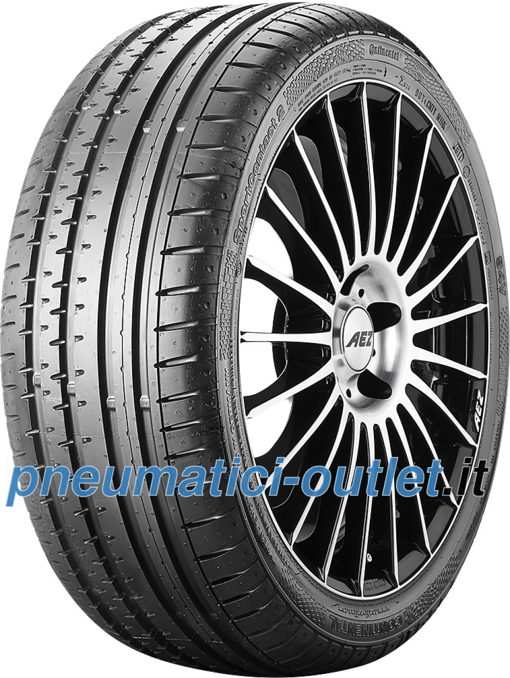 Continental SportContact 2 ( 205/55 R16 91W con bordino di protezione, con bordo di protezione ) Continental SportContact 2 ( 205/55 R16 91W con bordino di protezione, con bordo di protezione )