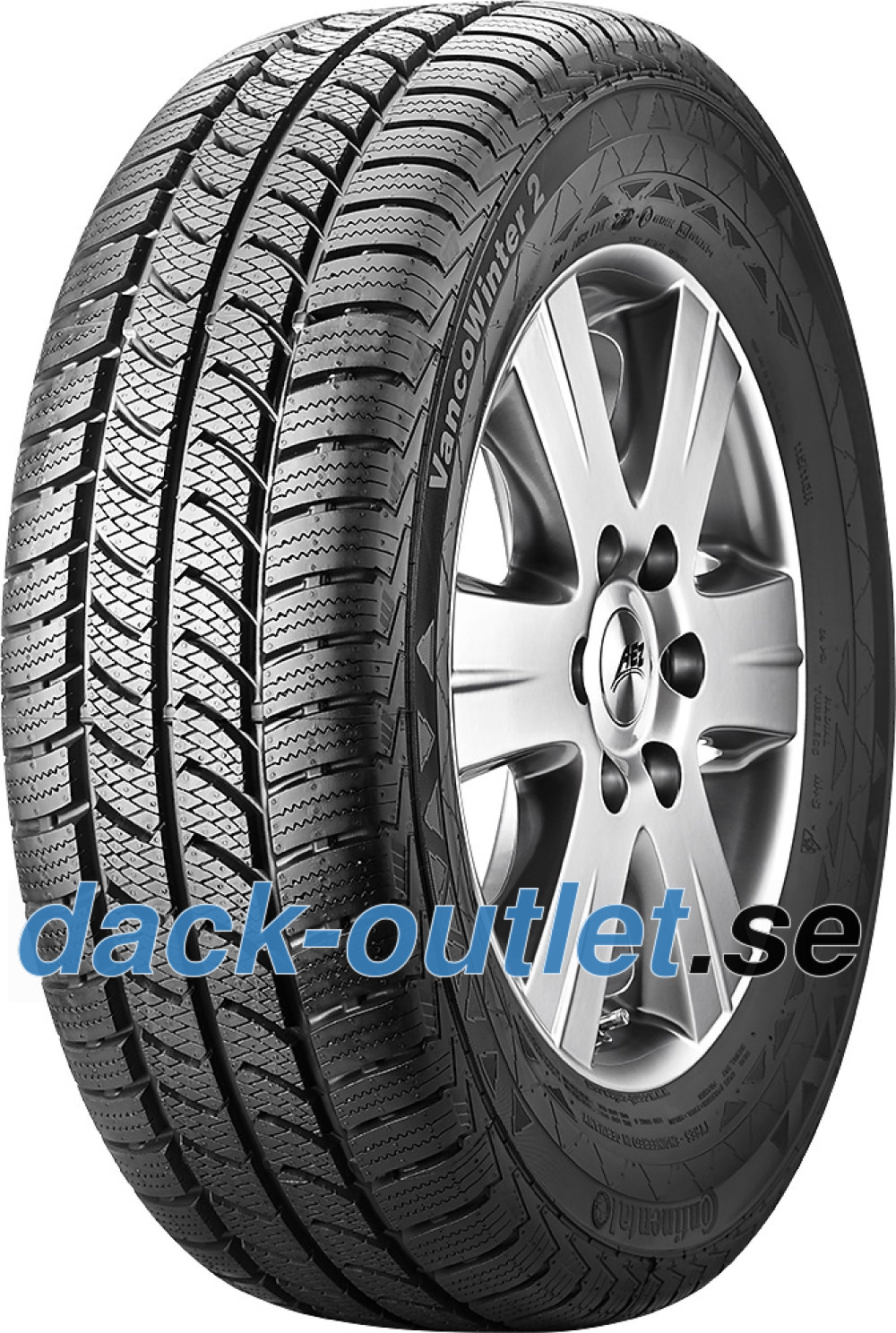 Continental VancoWinter 2 ( 235/65 R16C 115/113S 8PR , Dubbel märkning 118/116R ) Continental VancoWinter 2 ( 235/65 R16C 115/113S 8PR , Dubbel märkning 118/116R )