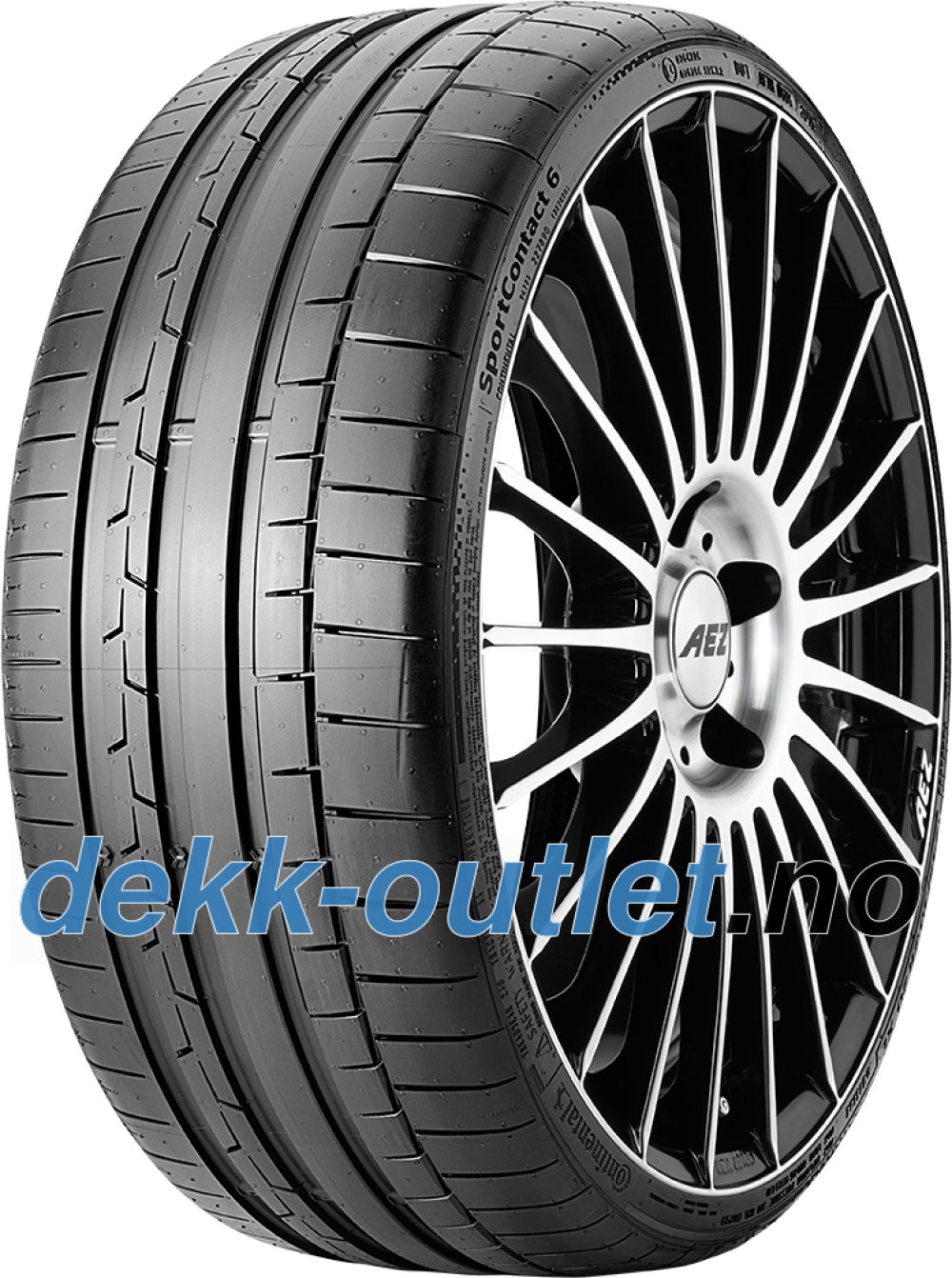 Continental SportContact 6 ( 245/35 ZR20 (95Y) XL med felgkant ) Continental SportContact 6 ( 245/35 ZR20 (95Y) XL med felgkant )