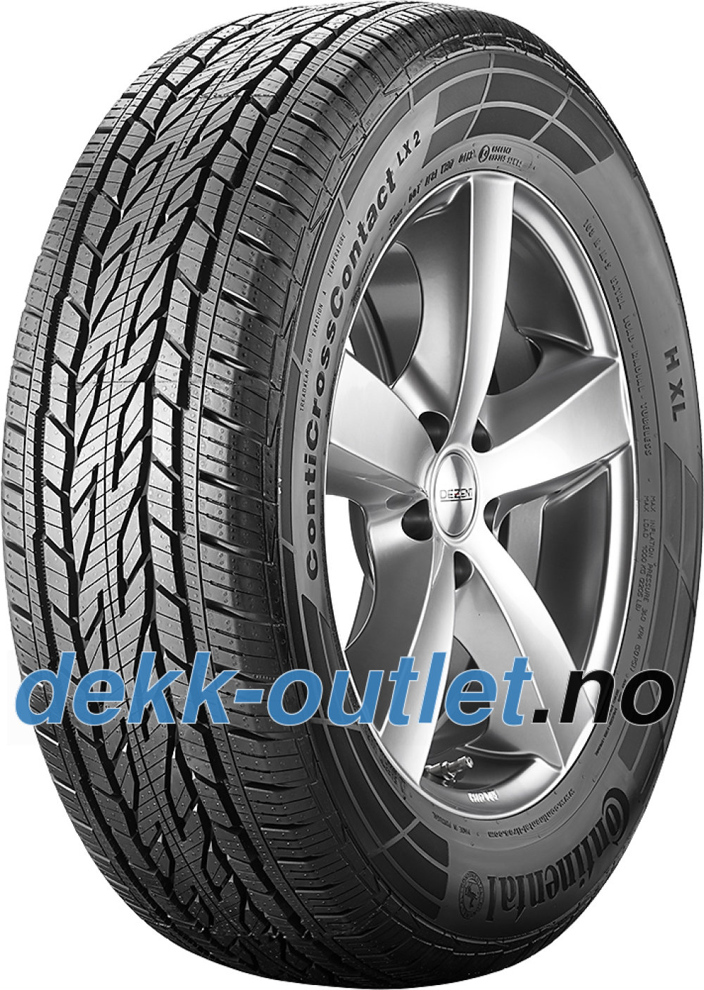 Continental ContiCrossContact LX 2 ( 255/65 R17 110T med felgkant ) Continental ContiCrossContact LX 2 ( 255/65 R17 110T med felgkant )