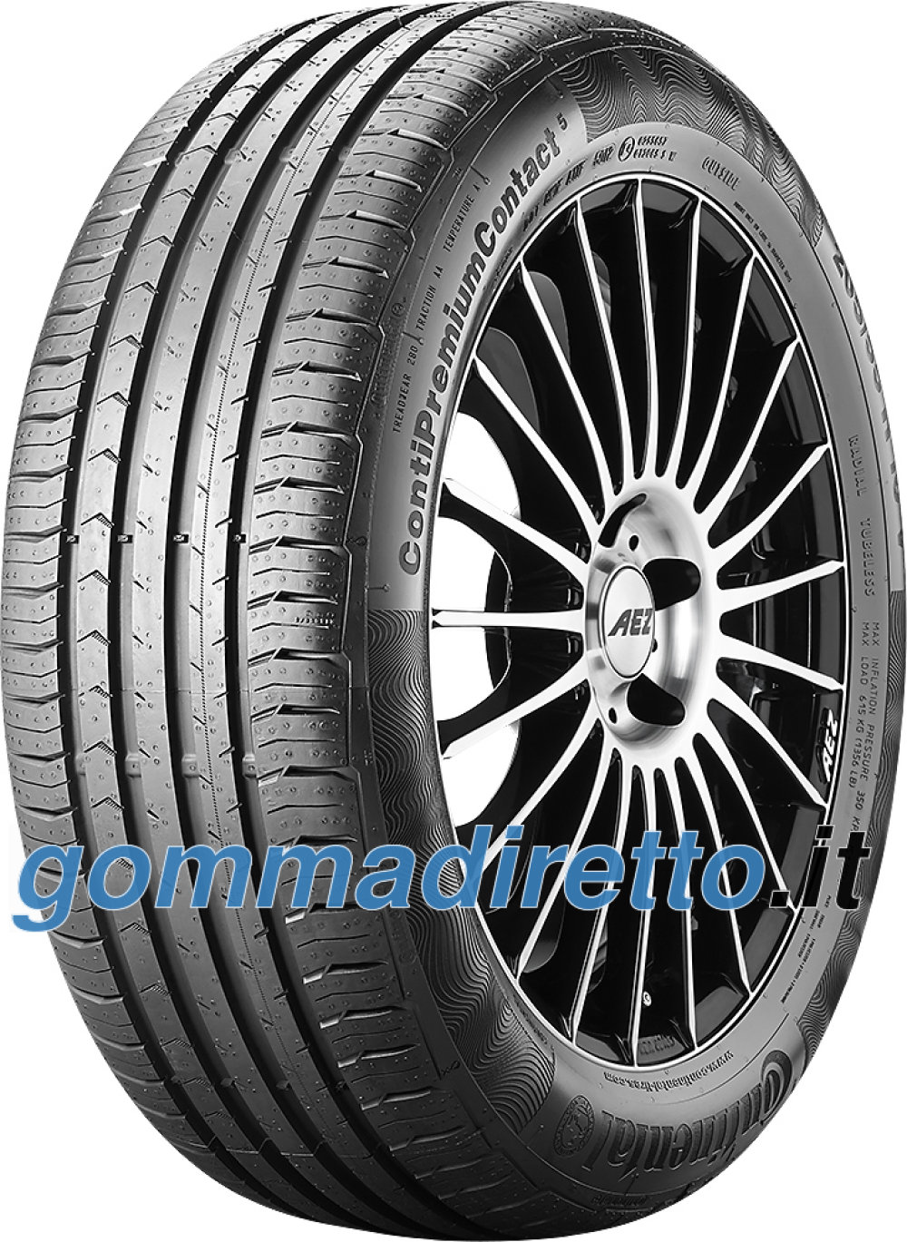 Image of Continental ContiPremiumContact 5 ( 225/55 R17 97W Conti Seal )