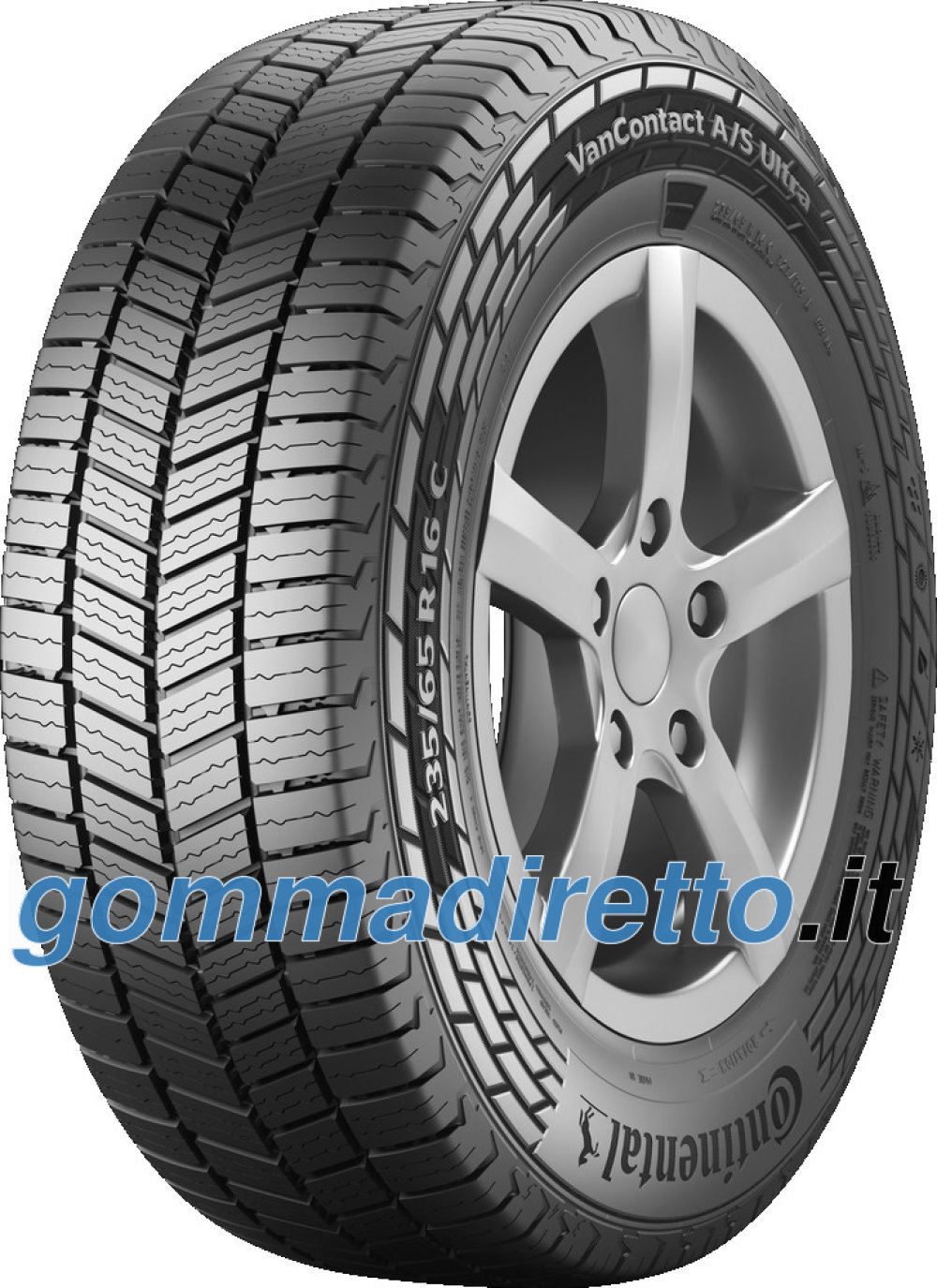 Image of Continental VanContact A/S Ultra ( 195/75 R16C 107/105R 8PR EVc )