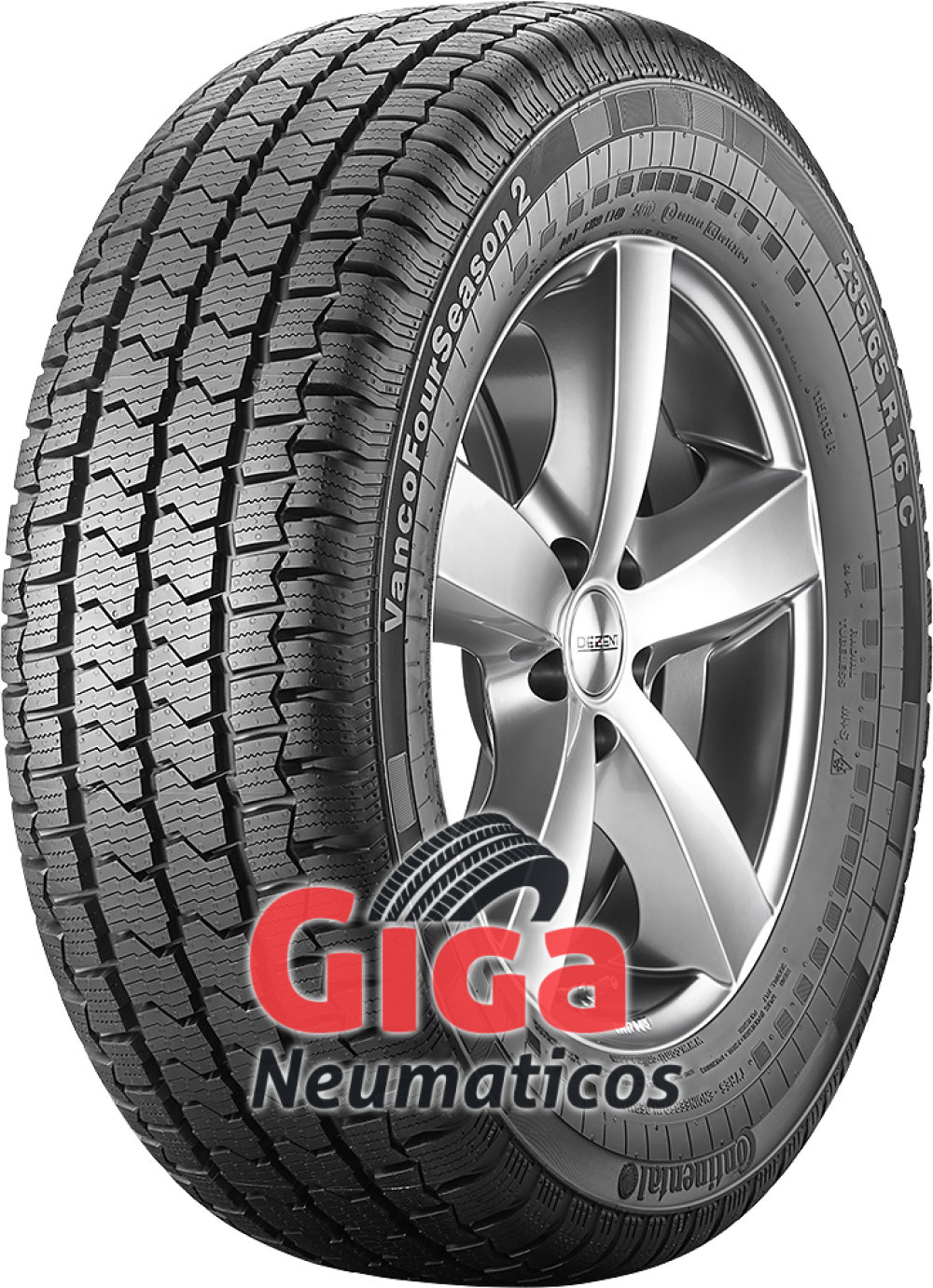 Continental VancoFourSeason 2 ( 215/65 R16C 109/107R 8PR doble marcaje 106T ) Continental VancoFourSeason 2 ( 215/65 R16C 109/107R 8PR doble marcaje 106T )