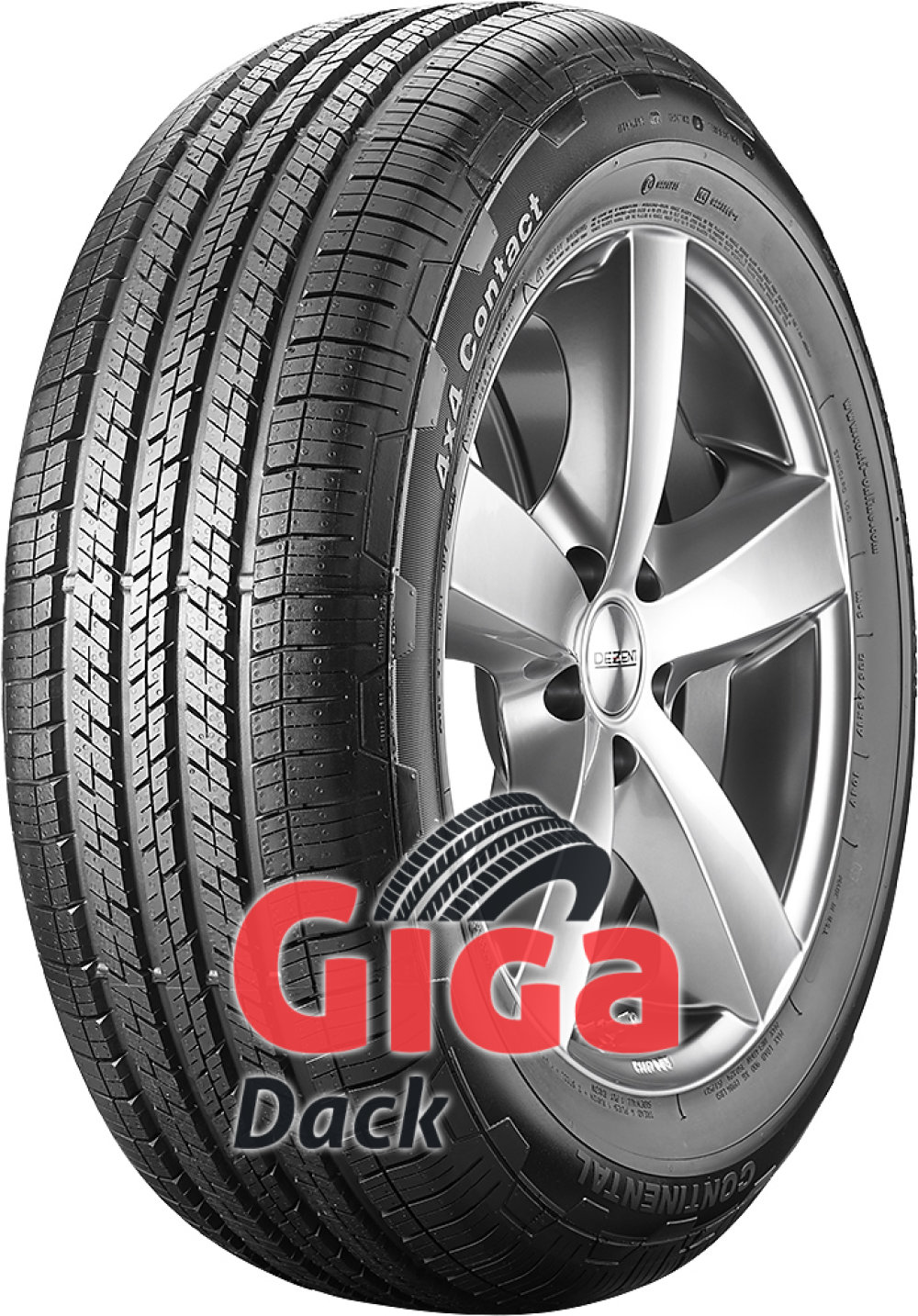 Continental 4X4 Contact ( 265/50 R19 110H XL AO, med fälgskydd ) Continental 4X4 Contact ( 265/50 R19 110H XL AO, med fälgskydd )